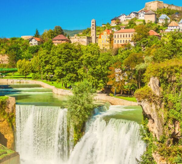 Jajce Waterfall